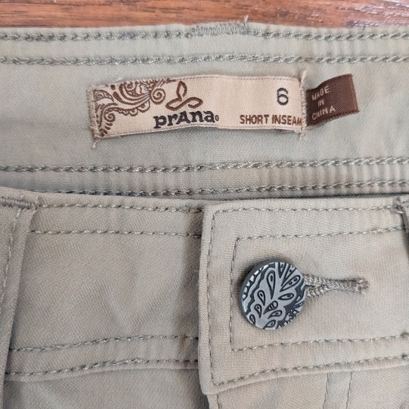 Prana Monarch Womens Convertible Hiking Pants, Khaki, Size 6 Short - Picture 3 of 12